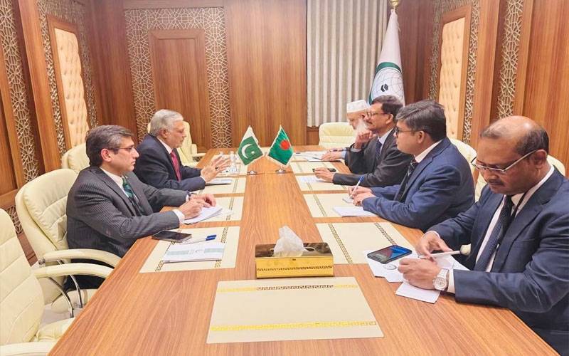 نائب وزیراعظم اسحاق ڈار کی بنگلہ دیش کیمشیر خارجہ امور سے ملاقات