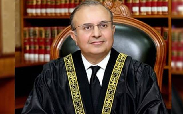 پاکستان موسمیاتی تبدیلی سے متاثرہ ممالک میں سے ہے: جسٹس منصور علی شاہ
