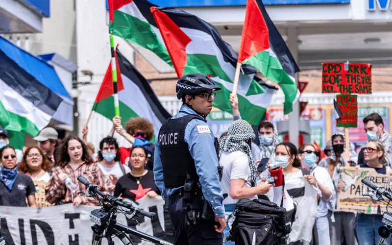 امریکا: فلسطین کے حق میں احتجاج پر 300 طلبا کے ویزے کینسل