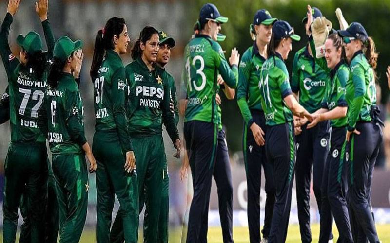 قومی ویمنز کرکٹ ٹیم کی آئرلینڈ کیخلاف پہلے میچ میں شاندار فتح