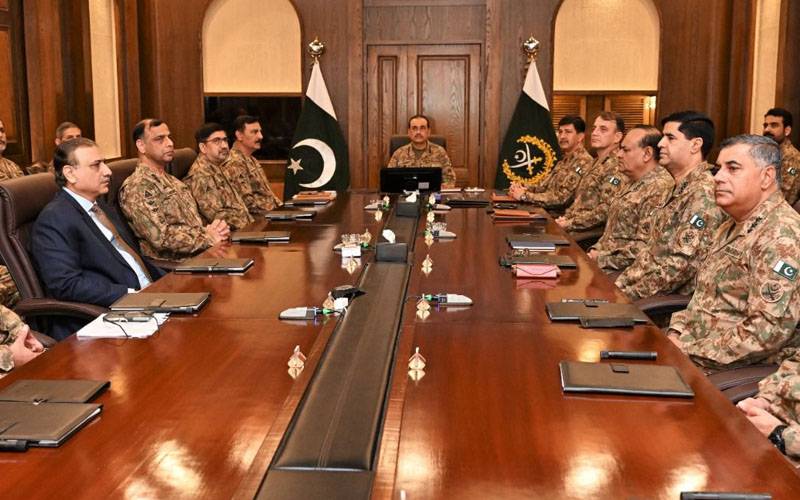 جنگ مسلط کرنے کی کسی بھی کوشش کا فیصلہ کن جواب دیا جائے گا”سپیشل کور کمانڈرزشرکا کا عزم
