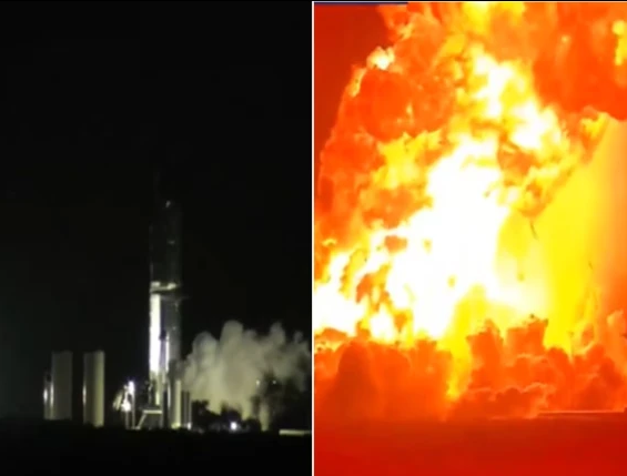 ایلون مسک کا خلائی راکٹ دھماکے سے پھٹ گیا