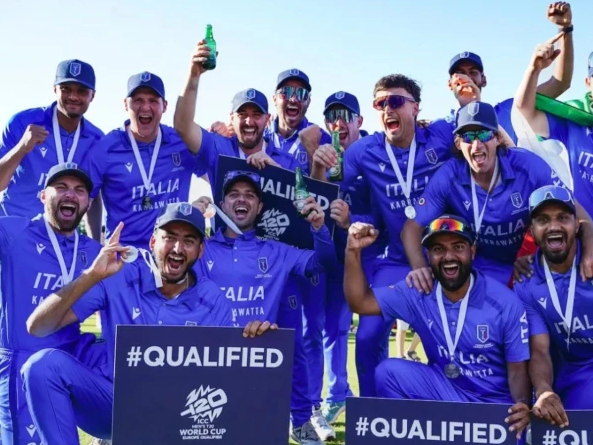 اٹلی نے پہلی بار آئی سی سی ٹی 20 ورلڈ کپ کے لیے کوالیفائی کرلیا