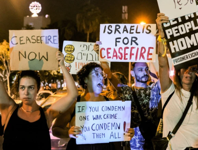 اسرائیل میں نیتن یاہو حکومت کے خلاف مظاہرے، غزہ جنگ بندی کا مطالبہ زور پکڑ گیا