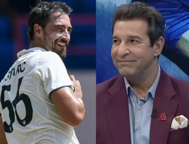 وسیم اکرم نے مچل اسٹارک کو دور جدید کا عظیم کرکٹر قرار دے دیا