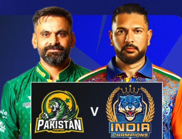ورلڈ چیمپئن شپ آف لیجنڈز: سیمی فائنل میں پاکستان اور بھارت پھر آمنے سامنے آگئے