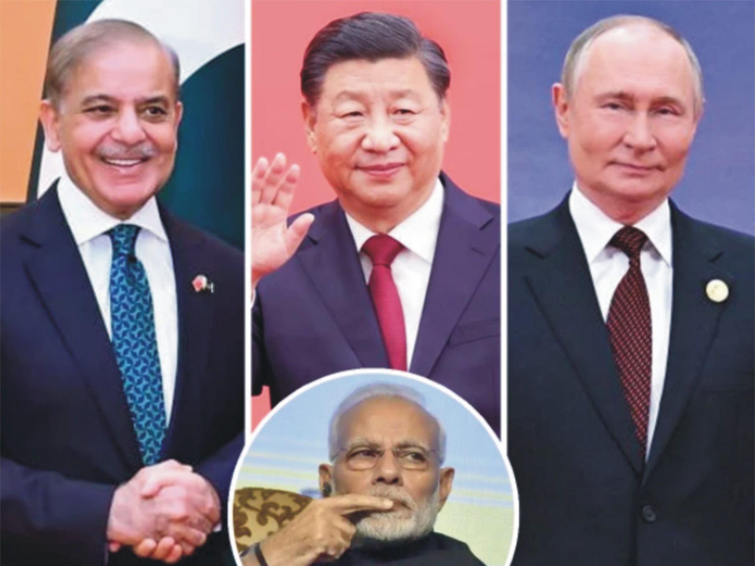 بیجنگ پریڈ میں چینی صدر، پیوٹن اور شہباز شریف ایک ساتھ، بھارت کو دعوت نہ ملی