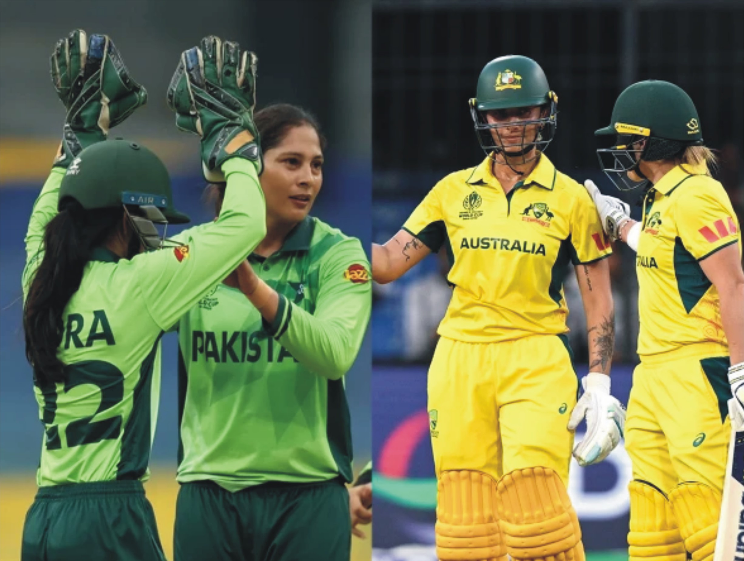 ویمنز ورلڈکپ: پہلی فتح کی تلاش میں سرگرداں پاکستان کا آج دفاعی چیمپئن سے مقابلہ