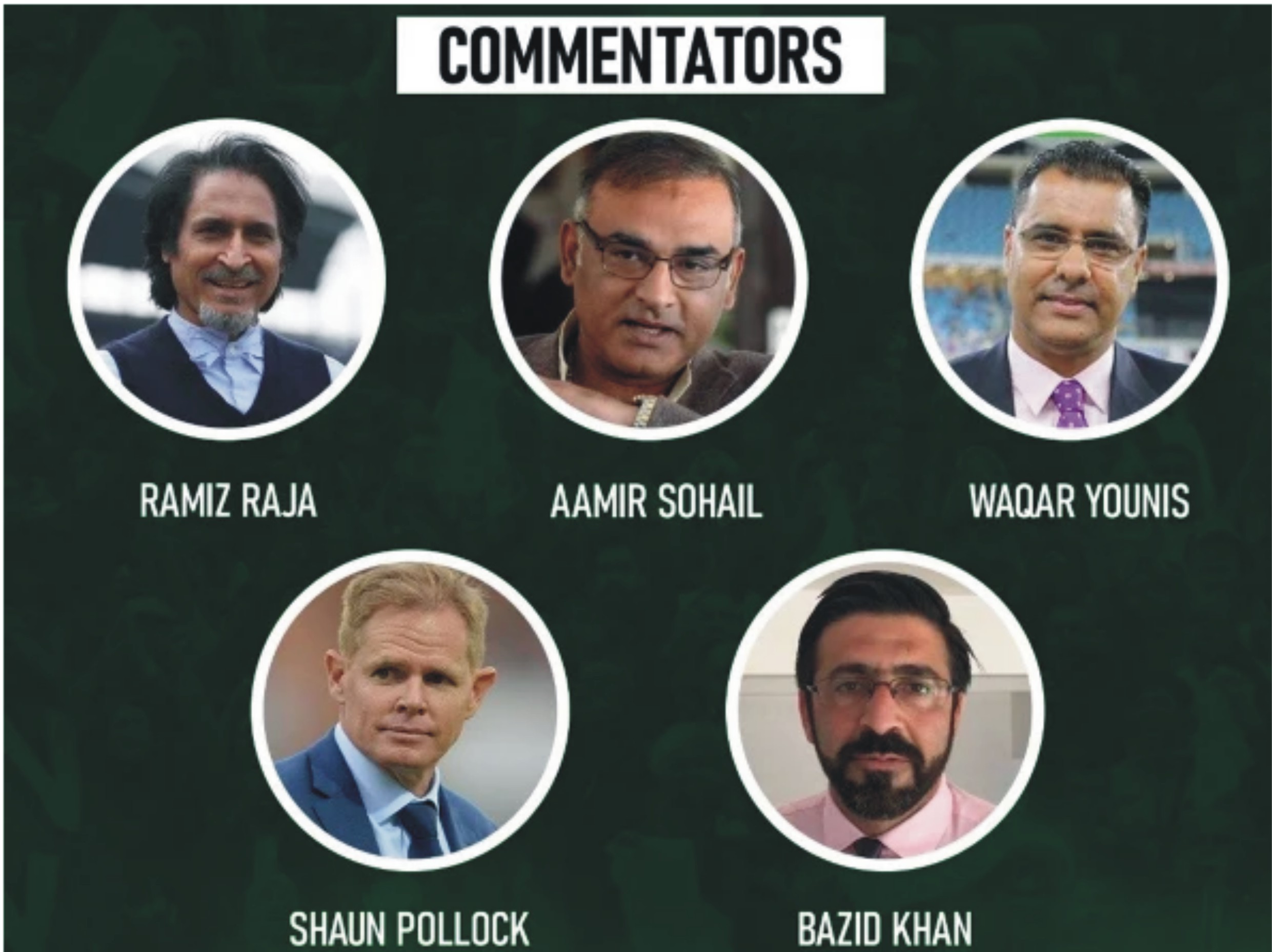 پاک جنوبی افریقا سیریز کے کمنٹری پینل کا اعلان