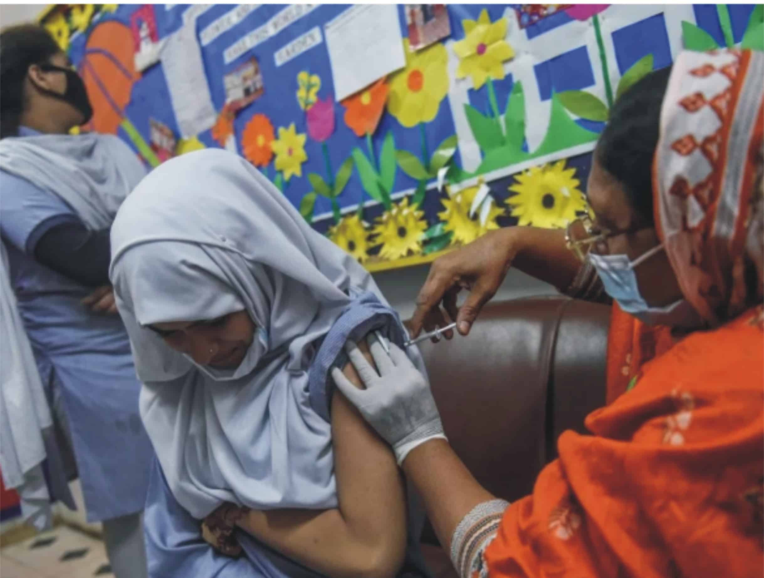 ایچ پی وی ویکسینیشن مہم کا آخری روز، پنجاب 90  فی صد کوریج  کے ساتھ سرفہرست