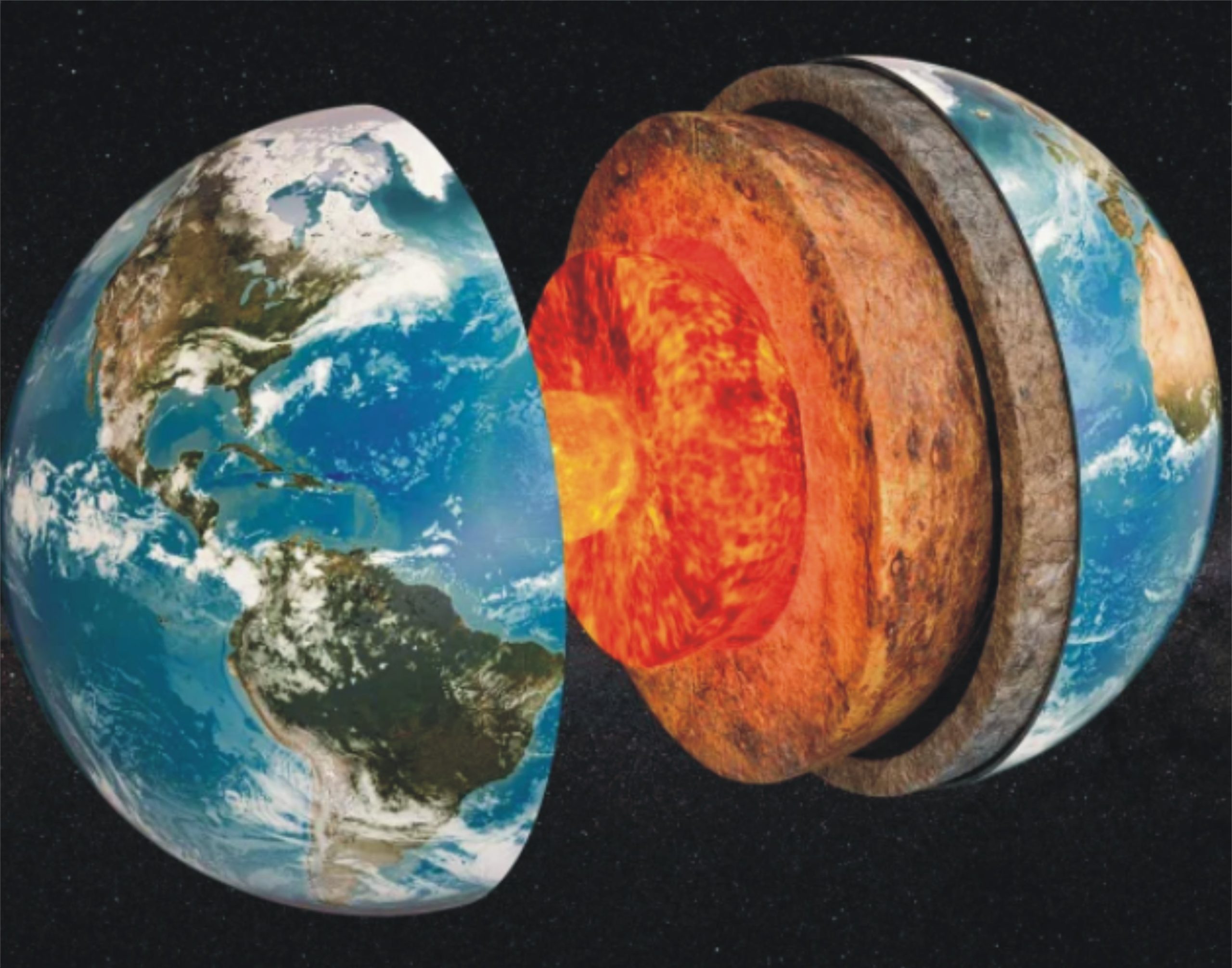 سائنسدانوں نے زمین کی گہرائیوں میں چھپے دو دیوہیکل ڈھانچوں کا سراغ لگالیا