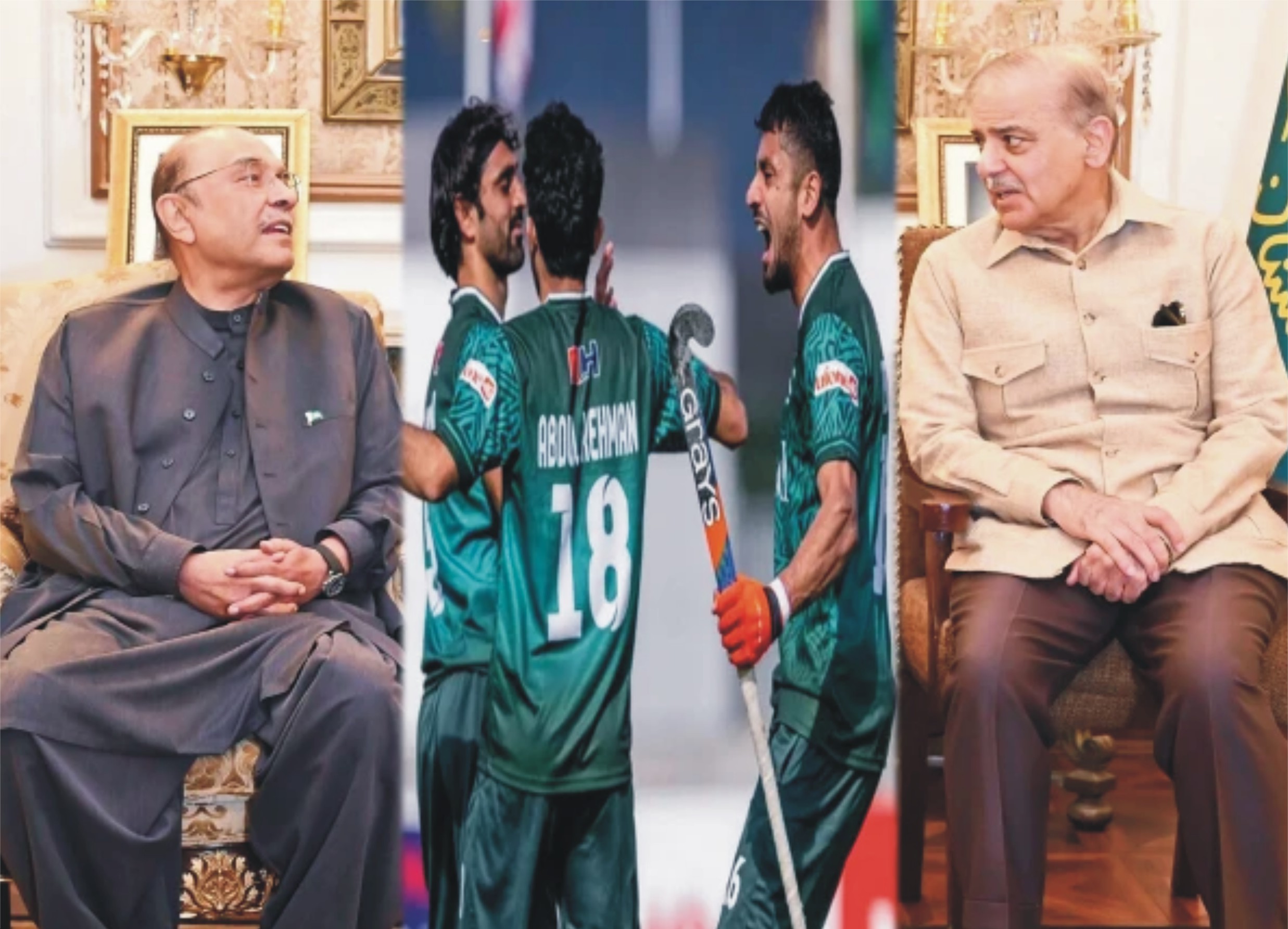 صدر و وزیر اعظم کا ہاکی ٹیم کے ورلڈکپ کیلیے کوالیفائی کرنے پر اظہار مسرت