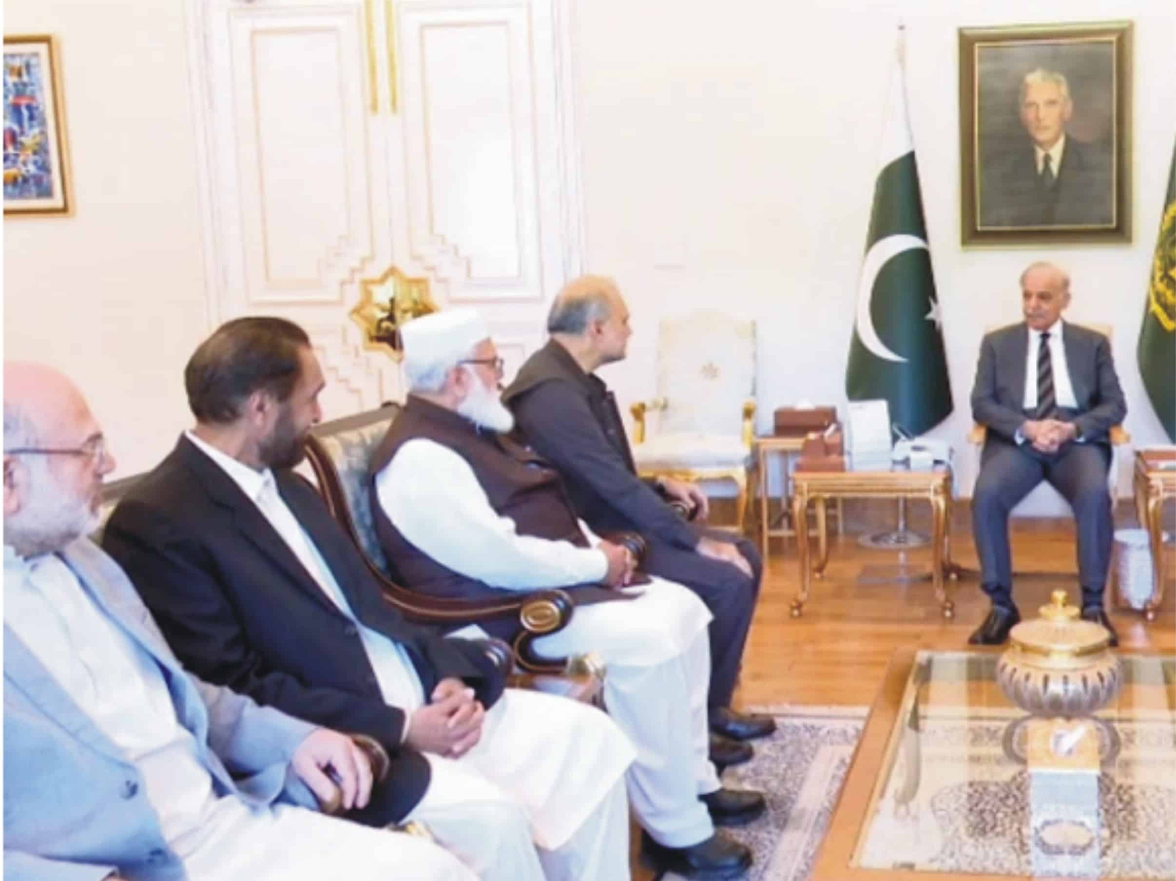 وزیراعظم سے حافظ نعیم کی قیادت میں جماعت اسلامی کے وفد کی ملاقات