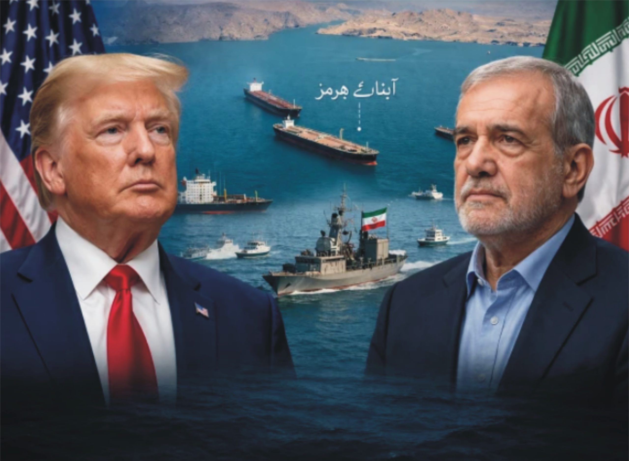 ایران نے امریکی جہازوں کو آبنائے ہرمز سے گزرنے کی اجازت دے دی