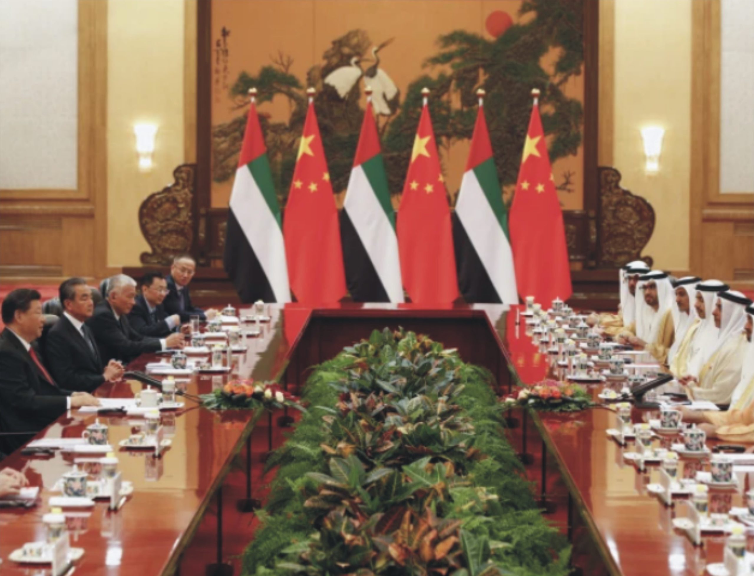 مشرقِ وسطیٰ کشیدگی کے دوران چینی اور اماراتی صدر کی اہم ملاقات