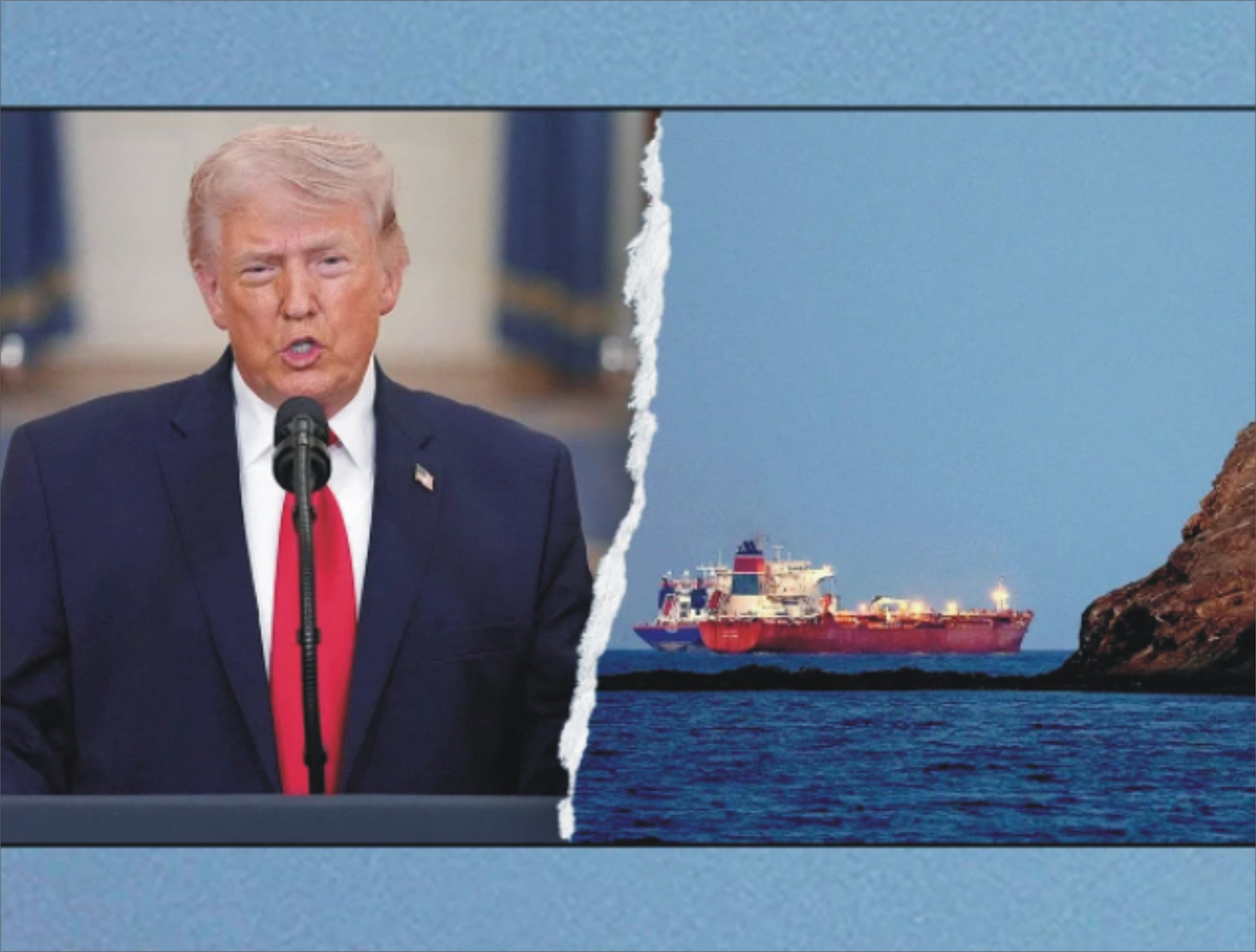 ایرانی بحریہ کی ناکہ بندی اس تک برقرار رہے گی جبتک کوئی حتمی معاہدہ طے نہیں ہوجاتا؛ ٹرمپ