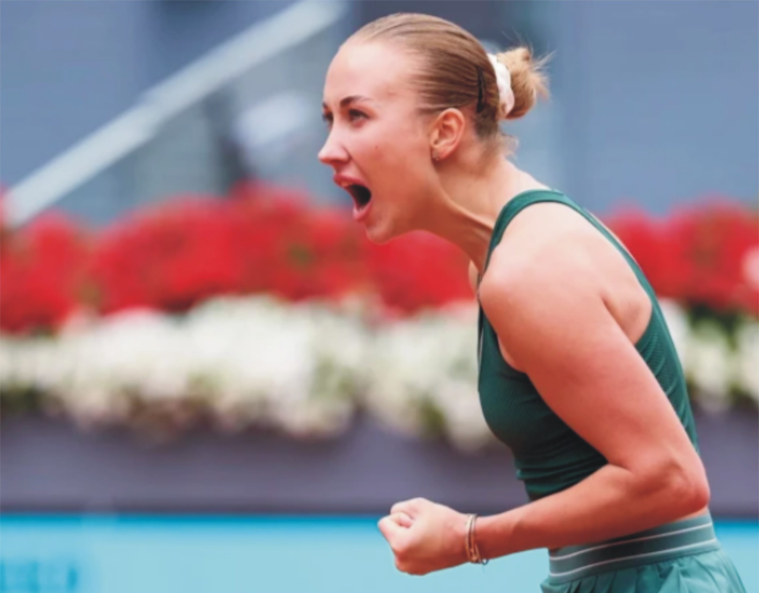 میڈرڈ اوپن: بڑا اپ سیٹ، ’لکی لوزر‘ پوٹاپووا کی تاریخ ساز جیت سے سیمی فائنل میں رسائی