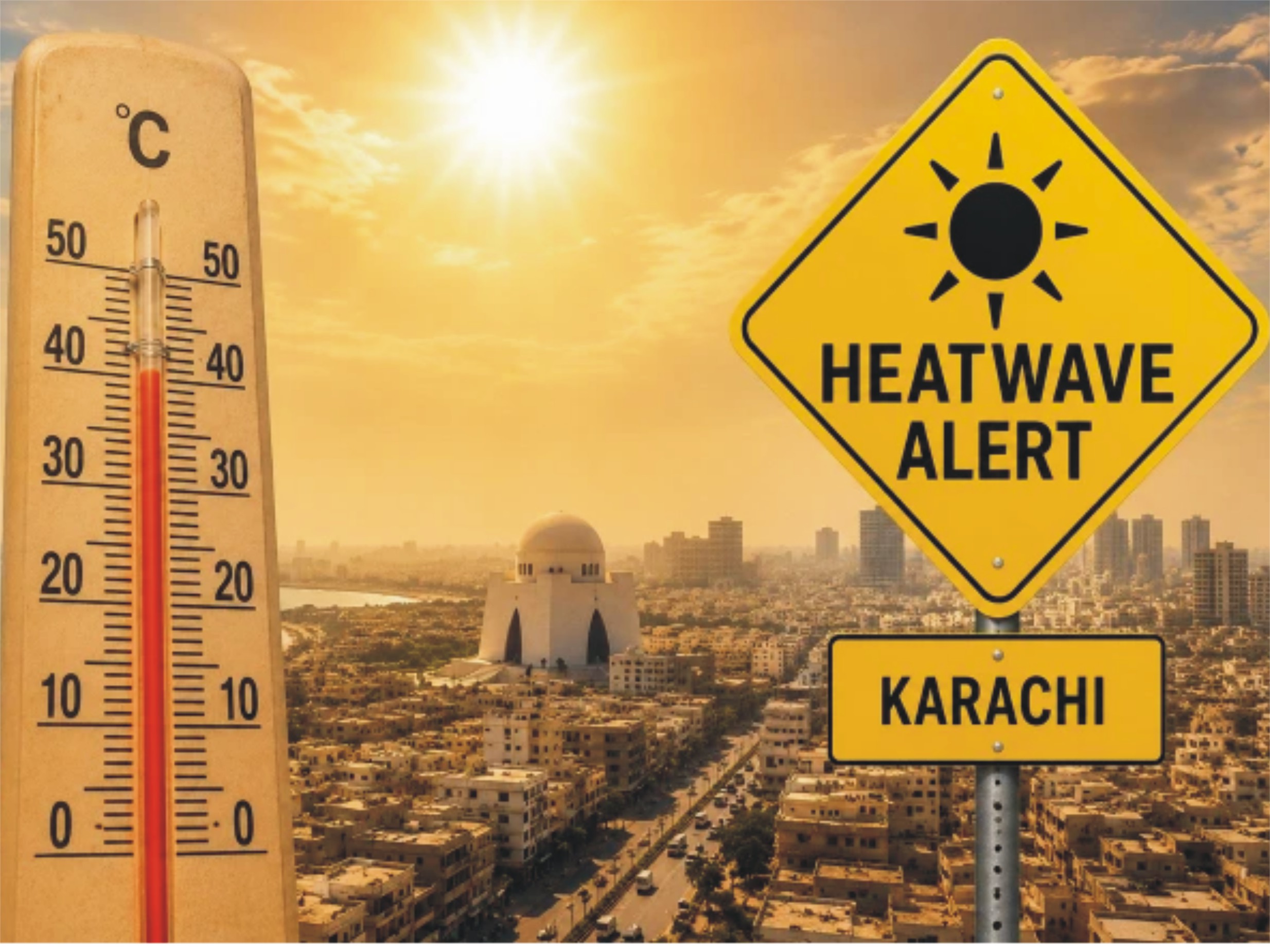 کراچی میں عید کے دوران ہیٹ ویو کا کتنا امکان؟ محکمہ موسمیات نے پیشگوئی کر دی