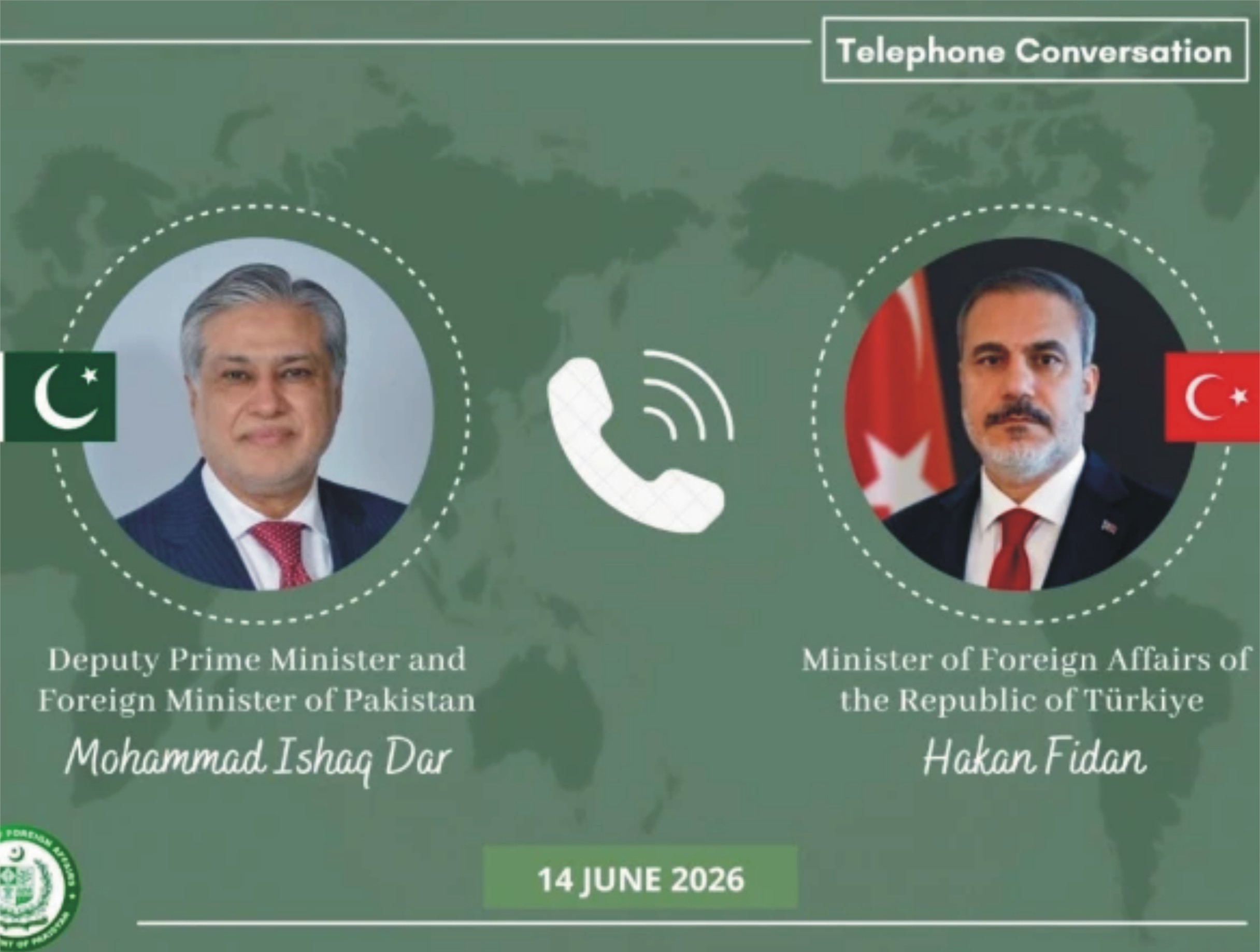 پاکستان اور ترکیہ میں اہم رابطہ، امریکا ایران مذاکرات پر بڑی پیش رفت کا خیرمقدم