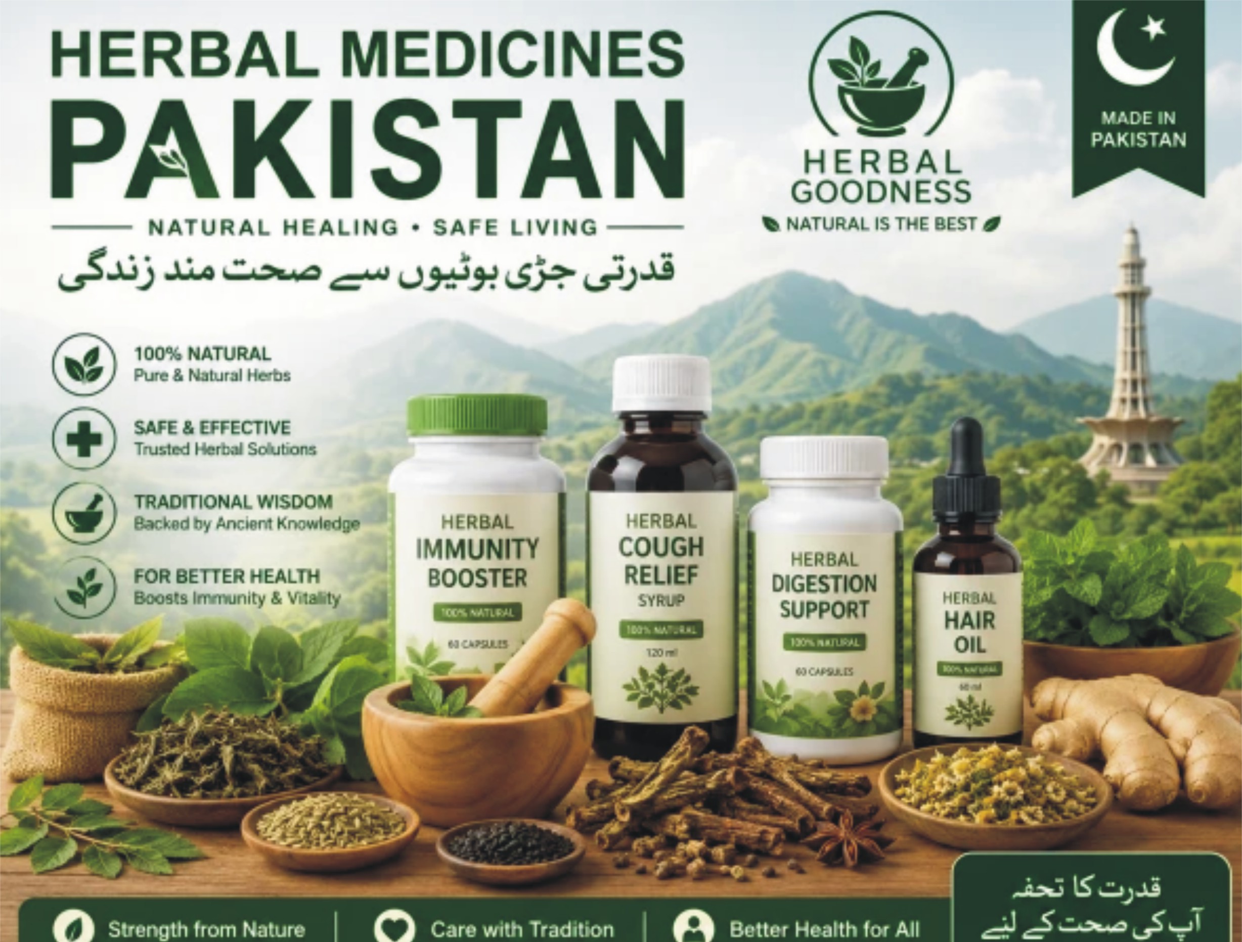 وفاقی حکومت کی پاکستان میں ہربل ادویات کو فروغ دینے کی تیار