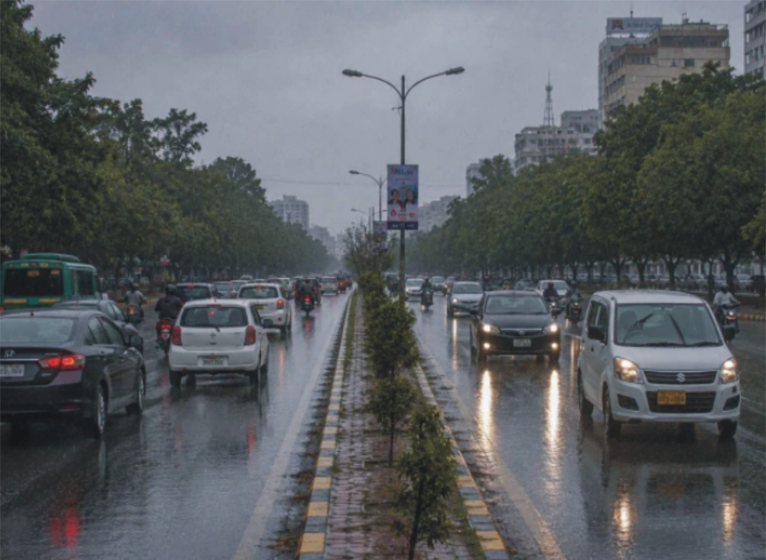 بحیرہ عرب کی مرطوب ہواؤں کے اثرات، کراچی میں بارش کی پیشگوئی