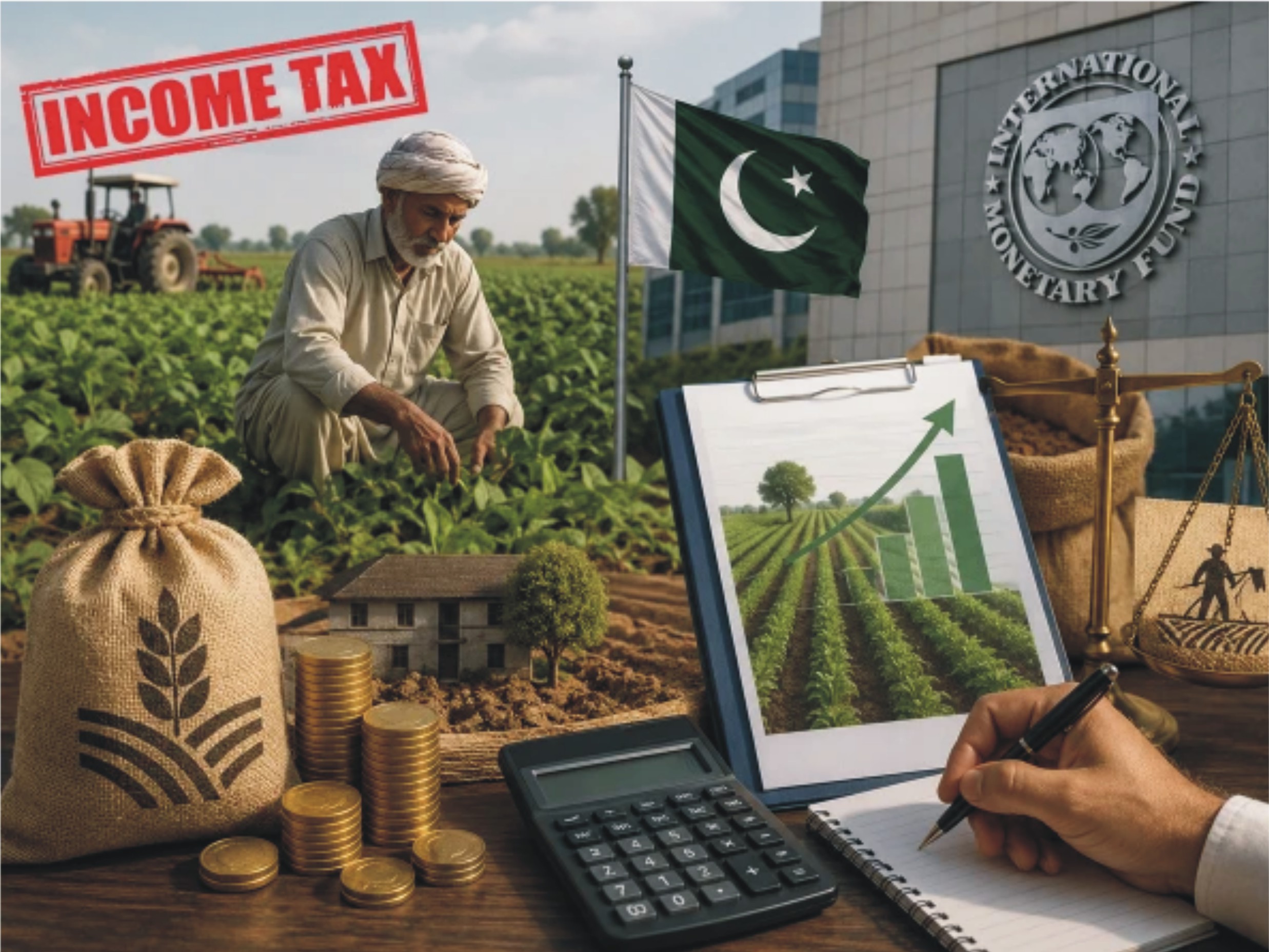 حکومت کا آئی ایم ایف کو منانے کیلیے کاشتکاروں پر انکم ٹیکس لگانے پر غور