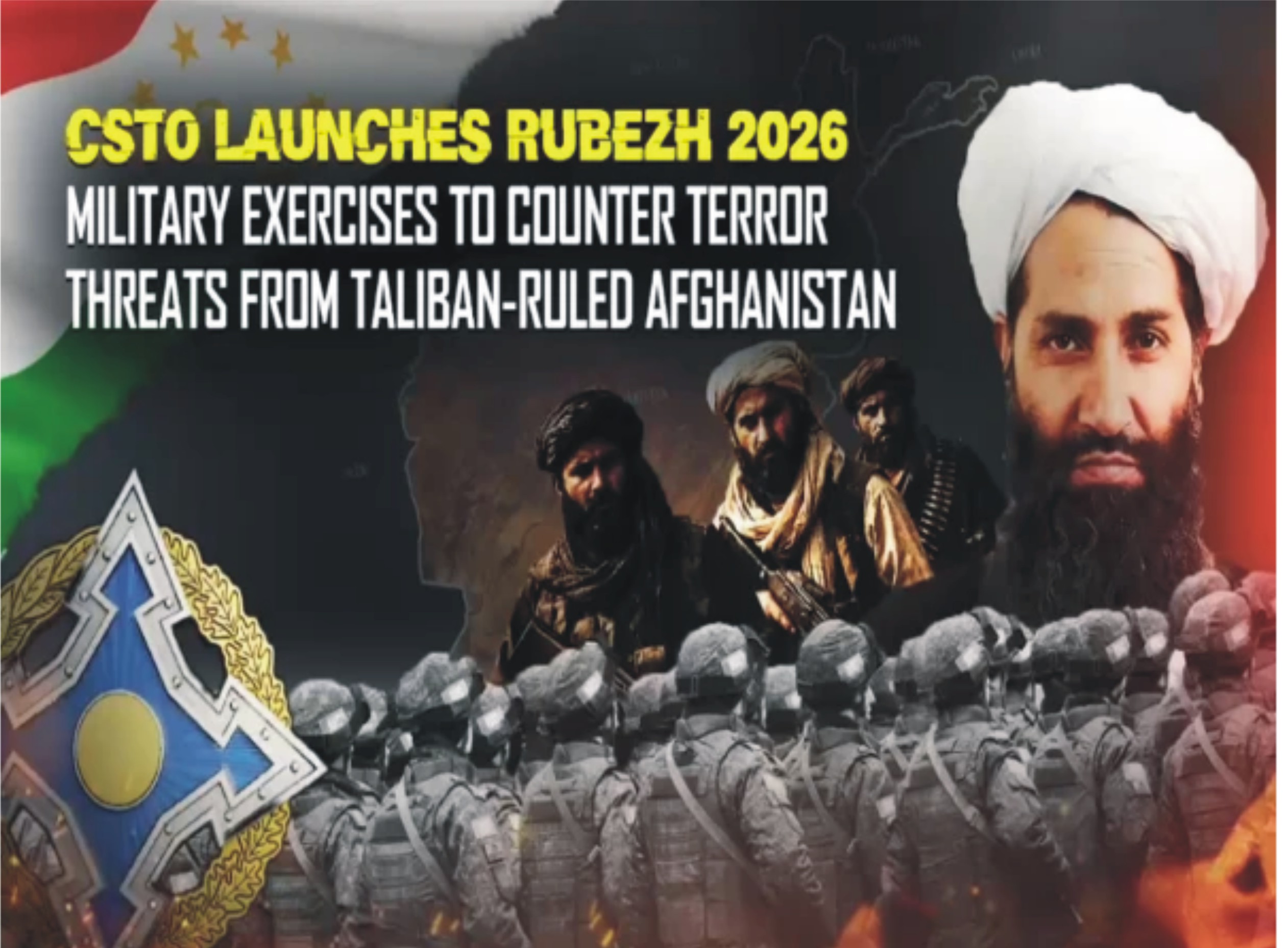 افغانستان سے دہشتگردی کا بڑھتا خطرہ؛ وسطی ایشیا کے دفاع کیلیے مشترکہ فوجی مشقیں