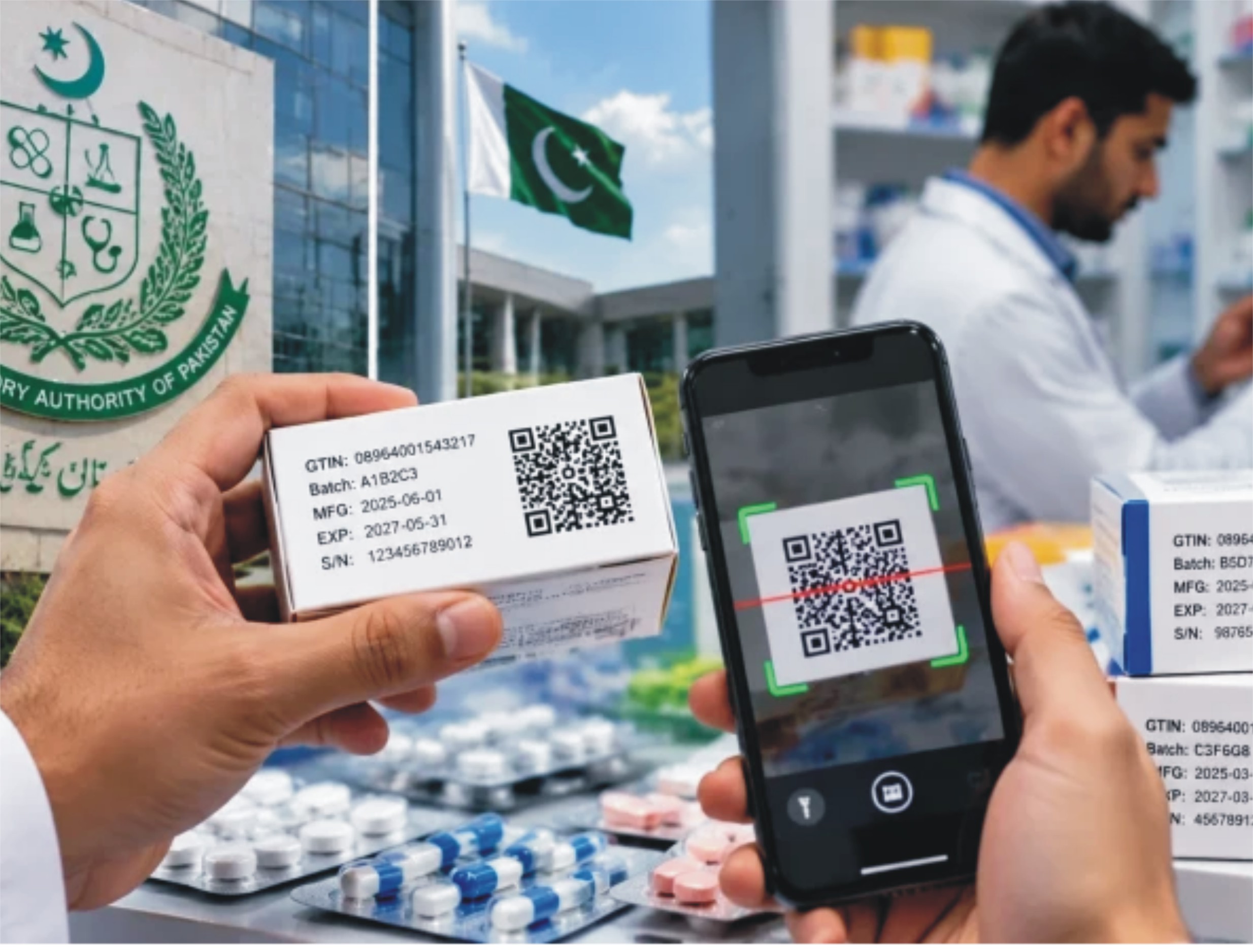 وفاقی وزیر صحت کی زیر صدارت جعلی ادویات کے خاتمے کیلئے 2 بار کوڈ کے ٹرائل کا جائزہ 